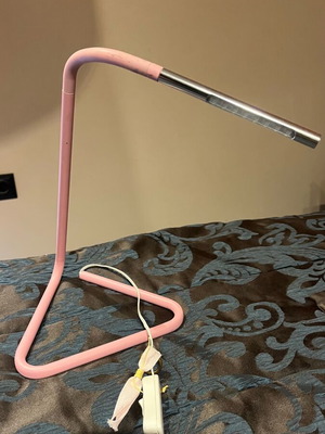 Pink led lamp like new