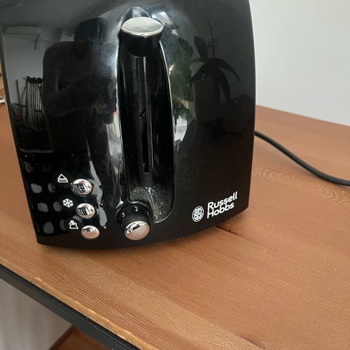 Russell Hobbs toaster used, black, lightly used