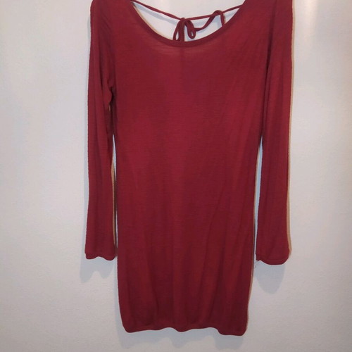 Long-sleeve burgundy blouse like new, size S