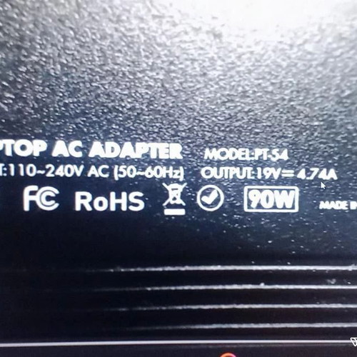 Laptop AC Adapter Model PT-54 new