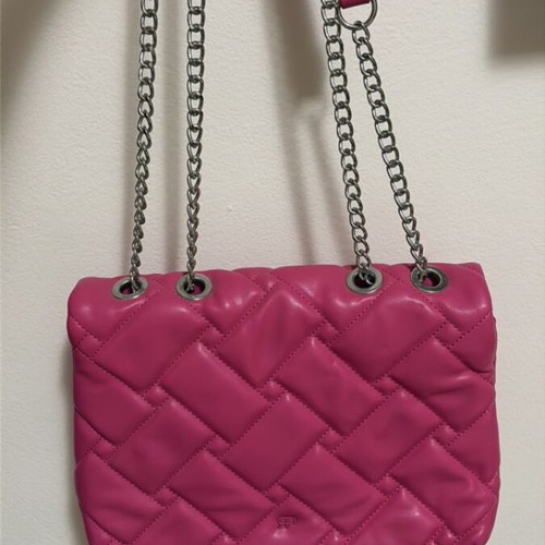 Parfois Pink Fucshia Crossbody Bag like new