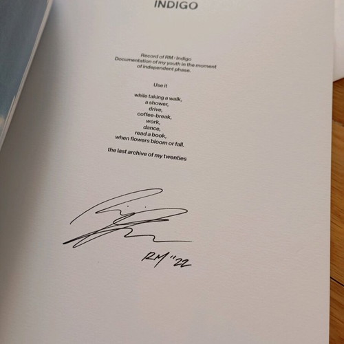 Indigo solo album by RM from BTS used