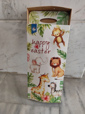 Children's Easter candle «Jungle» packaged new