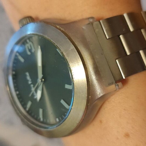 Sandra Fellini watch used with silver metal bracelet