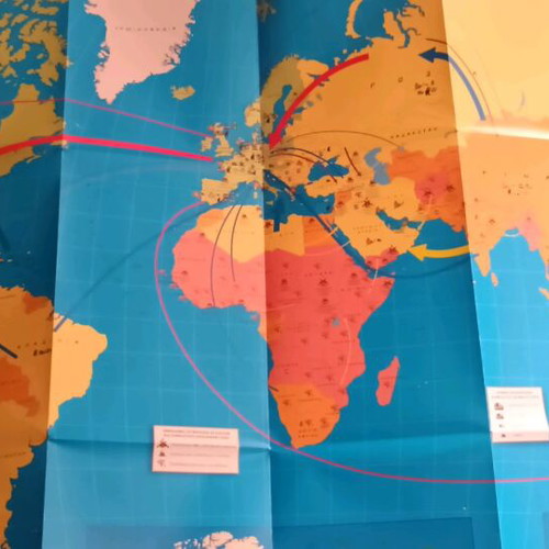 Super World brand new map 96×47cm elements