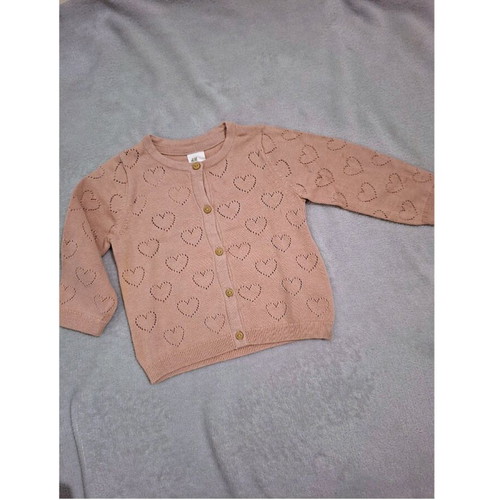 H&M Baby Cardigan Size 74 Salmon Color New