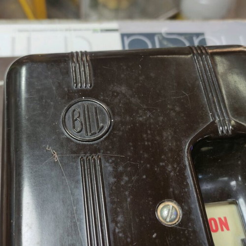 Vintage on off switch like new, bakelite 24x16 cm
