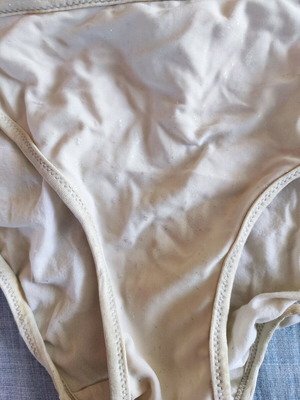 Κάτω μέρος μπικίνι Dolce & Gabbana Beachwear μεταχειρισμένο, λευκό με ασημί γυαλάδες, μέγεθος L