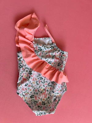 One-piece swimsuit like new for baby girl 12-18 months