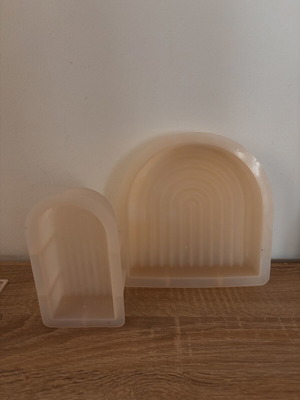 Candle molds used, set of 7