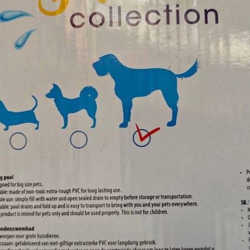 Dog Summer Collection Foldable Pet Pool 120x30 cm, new