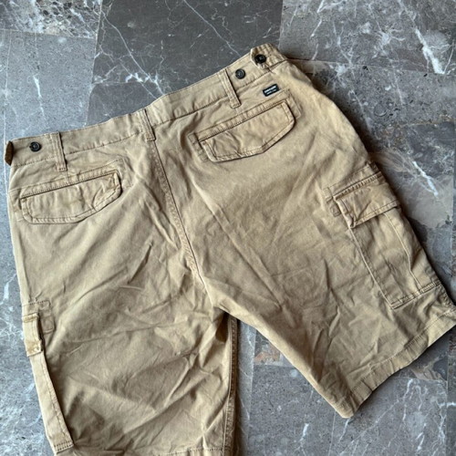 Emerson cargo men's shorts beige size 36 like new