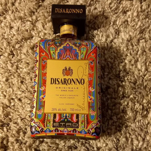 Disaronno Originale Etro Limited Edition bottle and collectible glass new