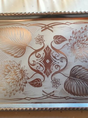 Serving tray used, very good condition