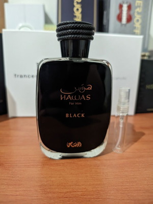 Hawas Black Rasasi 5ml decant tester
