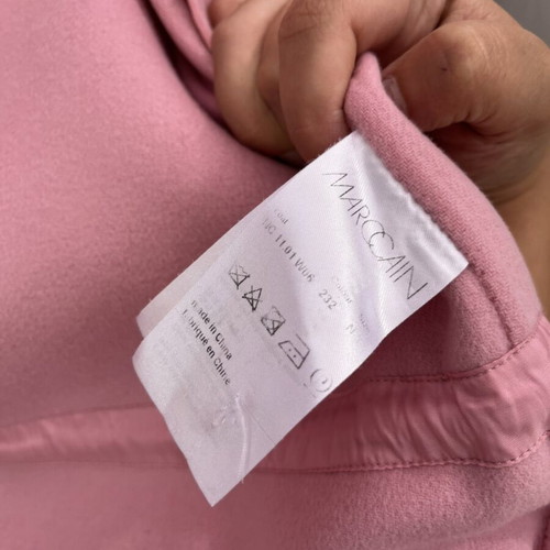 Marc Cain coat used, pink, size M with missing buttons