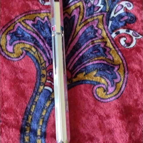 Vintage metal pen set used, 4-color FAG and Elite dual-tip