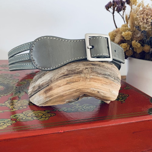 Paul & Joe Sister waist belt new, grey-olive color, size 80