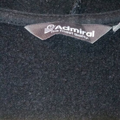 Admiral fleece jacket like new, black, size S