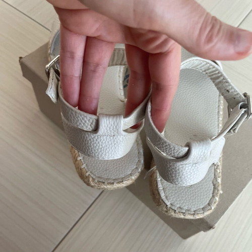 Women's white sandals size 38 like new