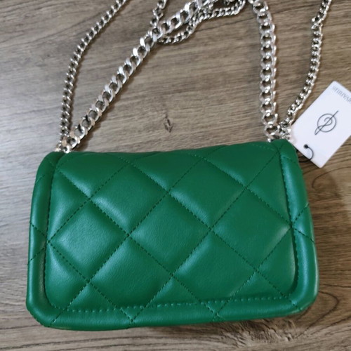 Quilted Stradivarius Shoulder Bag New Green