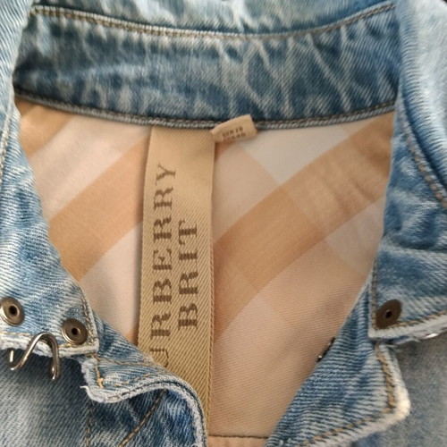 Burberry denim jacket like new, blue, size S
