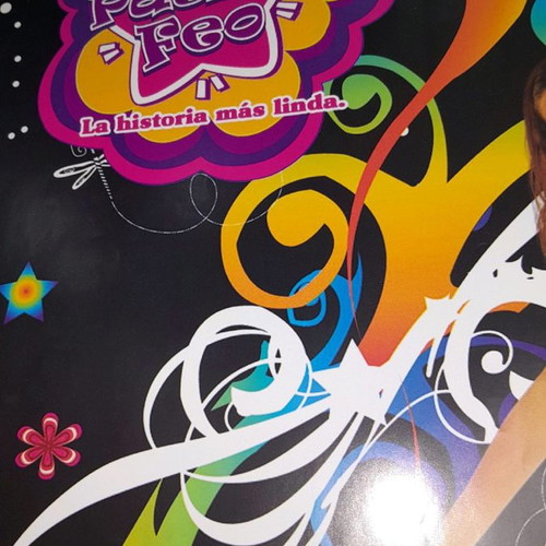 Patito Feo collectible poster from the 2010 youth series Patty new