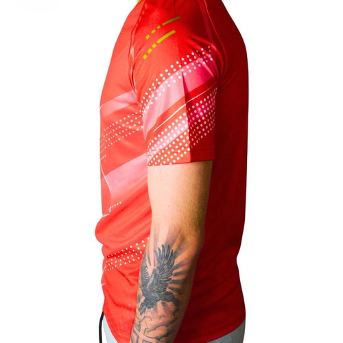 Legendary T-shirt red design 100% polyester new