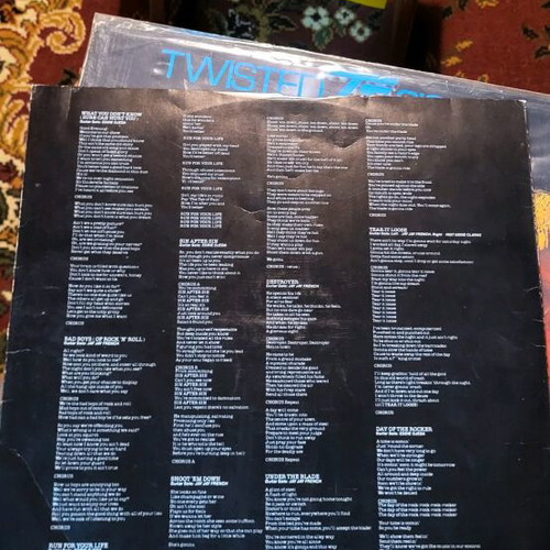 Twisted Sister vinyl 1st edition like new, metal
