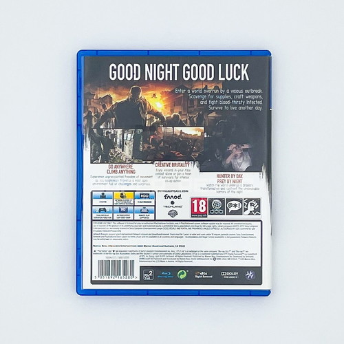 Dying Light PS4 game very good condition, complete English version