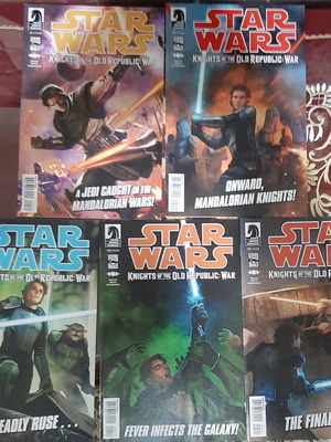 Star Wars Knights of the Old Republic War κόμικς καινούργια, πακέτο τευχών 1-5