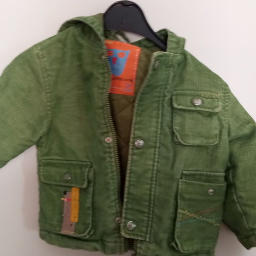 Dpam green boys' jacket, size 92 cm, age 2 years