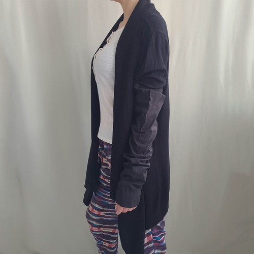 Ivan Grundahl Copenhagen women's open cardigan size L black like new