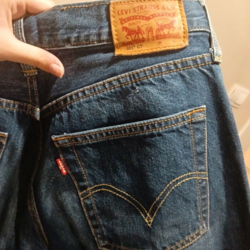 Levi's boyfriend jeans used, size W 26 L 34, blue