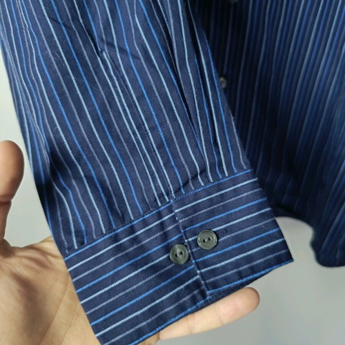Kenneth Cole Reaction men's striped shirt XL like new, blue