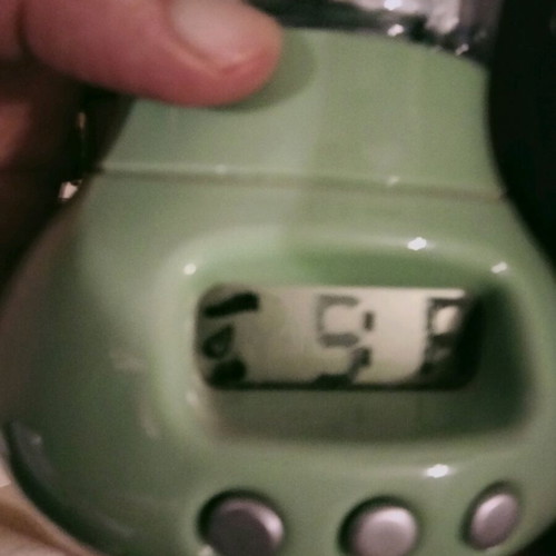 Blender alarm clock used, vintage, veraman color