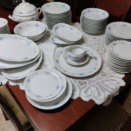 Porcelain plates new, pack of 72, Antouanetta series Bavaria