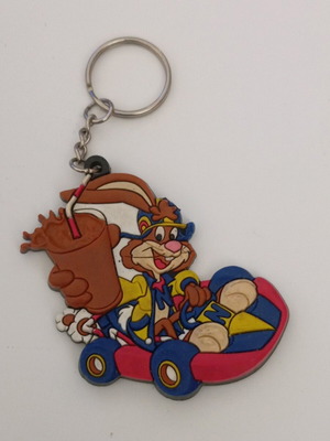 Quicky keychain used, Nesquik mascot by Nestlé