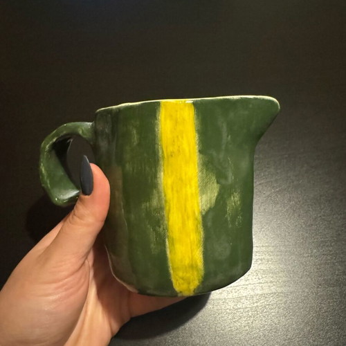 Handmade ceramic small pitcher new
