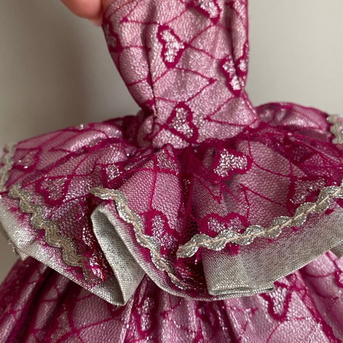 Vintage Puff Evening Dress for Bibi-Bo doll