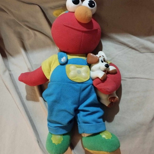 Tyco Elmo Sesame Street doll used, 90s edition