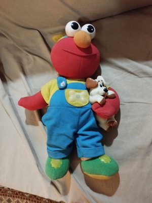 Κούκλα Tyco Elmo Sesame Street μεταχειρισμένη, δεκαετίας 90