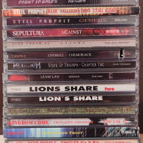 Heavy Metal CD collection, 23 albums