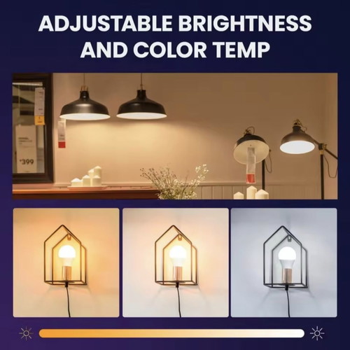E14 Smart LED Bulb Zigbee Tuya 5W RGB+CCT, 16 Million Colors