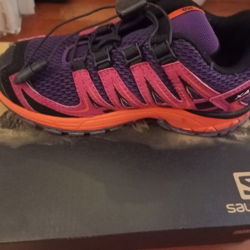 Children's athletic shoes size 31 like new purple and pink