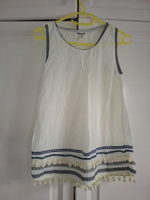 Sleeveless Boho Blouse Fullah Sugah in excellent condition, green, size L