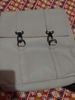 Rains backpack used, gray color, small inner pocket
