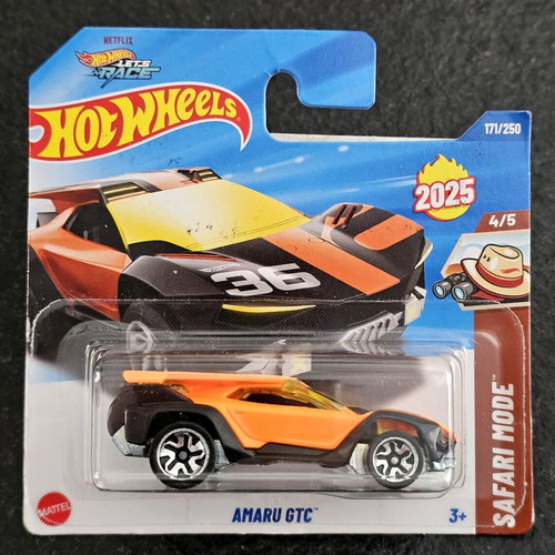 Hot Wheels Amaru GTC 2025 Safari Mode 4/5 mint on card