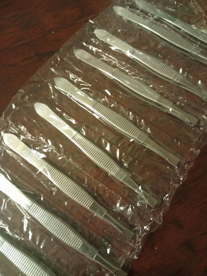 Eyebrow tweezers new, 50 cents each