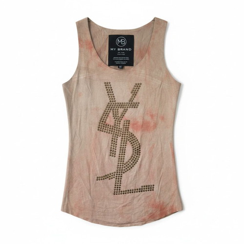 My Brand Tanktop Tie-Dye like new, size XS, beige and pink